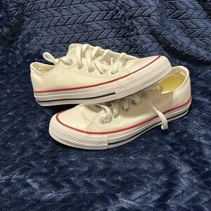 BRAND NEW!! White converse shoes